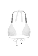 Топ купальный VENERA white + silver - фото 70629