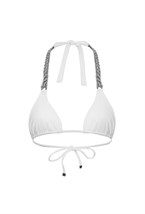 Топ купальный VENERA white + silver - фото 70630