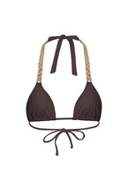 Топ купальный VENERA chocolate + gold - фото 70635