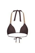 Топ купальный VENERA chocolate + gold - фото 70636