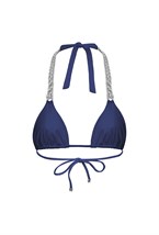 Топ купальный VENERA navy + silver - фото 70643