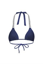 Топ купальный VENERA navy + silver - фото 70644