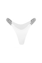 Плавки NIKA white + silver - фото 70667