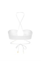 Бандо SELENA white + gold - фото 70719