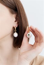 Серьги Я – моё солнце, Я же – моя луна - фото 71011