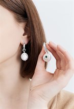 Серьги Я – моё солнце, Я же – моя луна - фото 71015