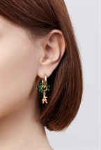 Серьги Dino & Malachite - фото 71096