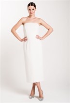 Платье-бандо миди - фото 71119