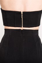 Топ-бандо из костюмной ткани - фото 71129