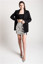 Топ-бандо из костюмной ткани - фото 71131