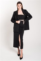 Топ-бандо из костюмной ткани - фото 71132