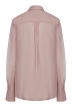 Рубашка полупрозрачная из хлопка с вискозой - фото 71159