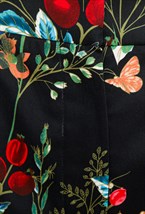 Шорты короткие из хлопка с цветочным принтом - фото 71176