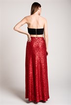 Юбка макси с пайетками - фото 71194