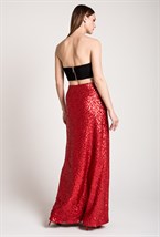 Юбка макси с пайетками - фото 71197