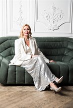 Юбка макси с пайетками - фото 71199