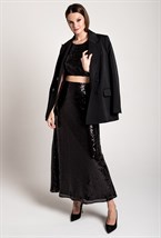 Юбка макси с пайетками - фото 71209