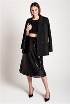 Юбка миди с пайетками - фото 71218