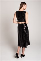 Юбка миди с пайетками - фото 71219