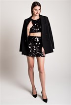 Юбка-мини с крупными пайетками - фото 71230