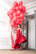 Платье-комбинация макси из натурального шелка - фото 71248