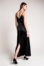 Платье-комбинация макси из натурального шелка - фото 71253