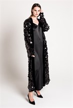 Платье-комбинация макси из натурального шелка - фото 71255