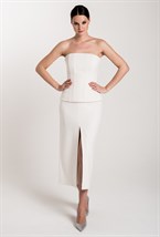 Корсет из костюмной ткани - фото 71329