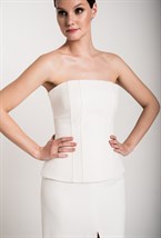 Корсет из костюмной ткани - фото 71330