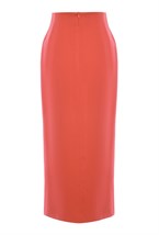 Юбка узкая макси с разрезом - фото 71356