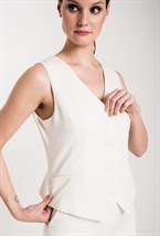 Жилет из костюмной ткани - фото 71473