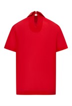 Блузка с короткими рукавами из шелка с хлопком - фото 71493