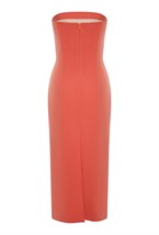 Платье-бандо миди - фото 71517