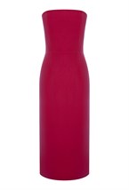 Платье-бандо миди - фото 71520