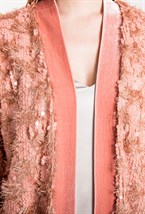 Кимоно с пайетками с отделкой из бархата - фото 71586