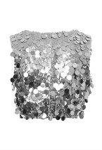 Кроп-топ с крупными пайетками - фото 71608