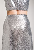 Кроп-топ с пайетками - фото 71620