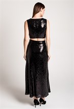 Кроп-топ с пайетками - фото 71625