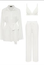 Шелковый костюм - фото 72088