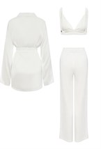 Шелковый костюм - фото 72090