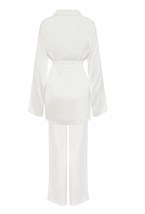 Шелковый костюм - фото 72091