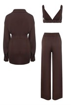 Шелковый костюм - фото 72143