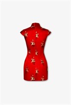 мини-платье red qipao - фото 72953