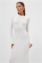 Платье рельефное макси - фото 73009