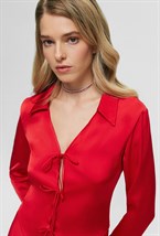 Блуза на завязках - фото 73080