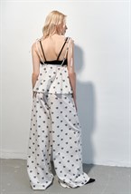 Штаны в синий цветочек - фото 73964