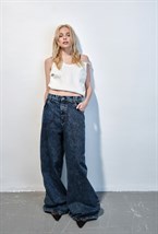 Джинсы с подвзяками - фото 73968