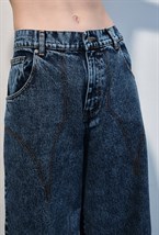 Джинсы с подвзяками - фото 73972