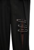 Брюки шефа с разрезом - фото 74151