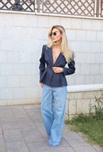 Cилуэтный жакет - фото 74186